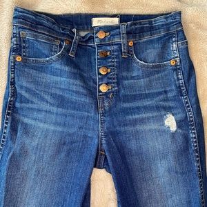 Madewell High waisted skinny Jean size 26